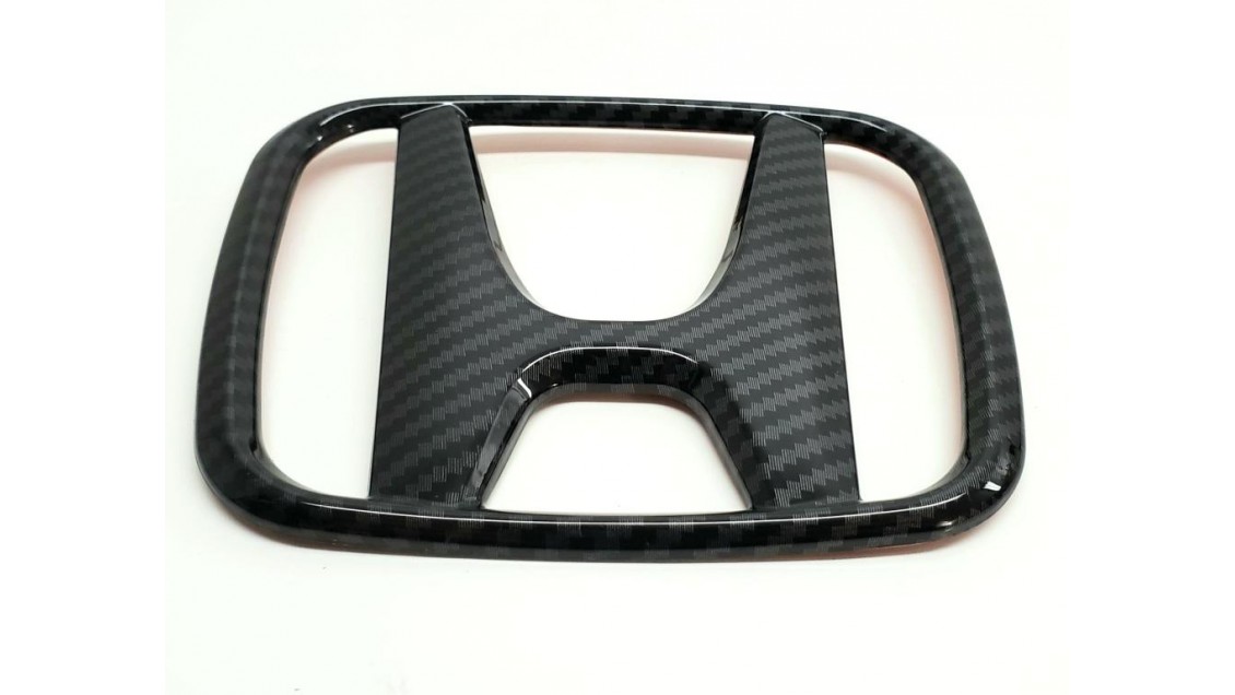 Emblème fibre de carbone  arrière Civic 4 portes 2012-15